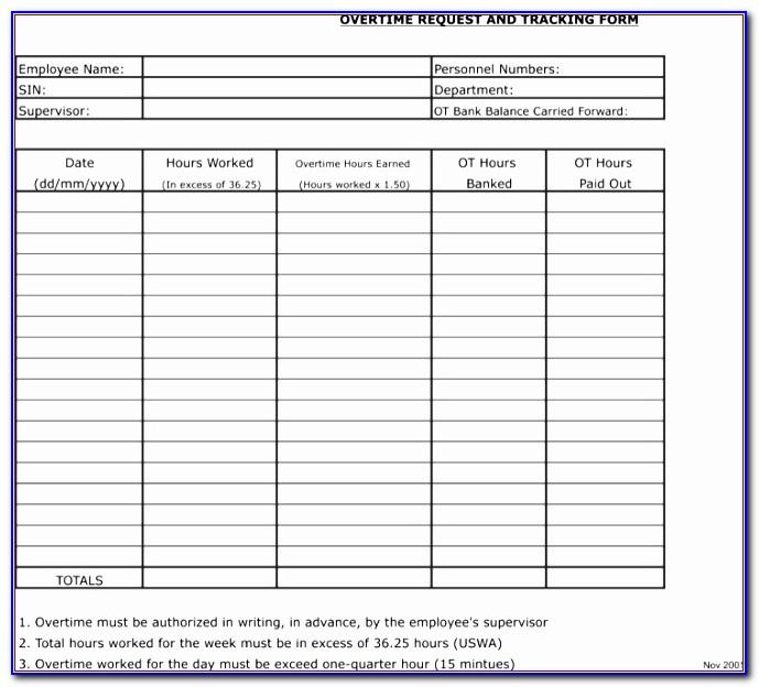 Overtime Policy Template South Africa