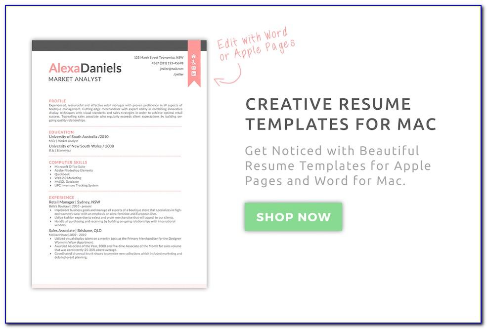 Pages Resume Templates Free Download