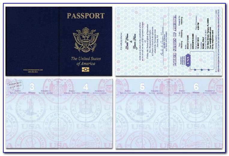 Passport Invitation Template Free Download