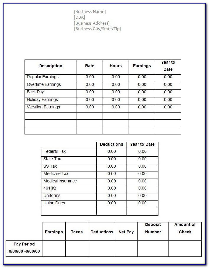 Pay Rate Agreement Template