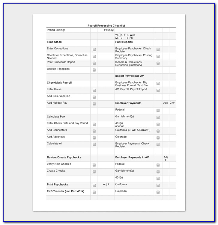 Payroll Check Stub Template Download