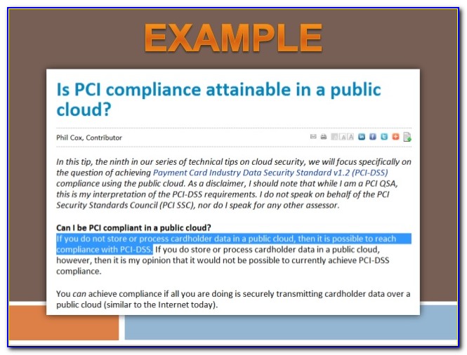 Pci Compliance Policy Template Free