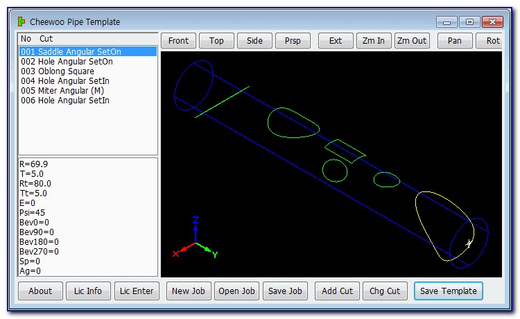 Pipe Cutting Templates Autocad