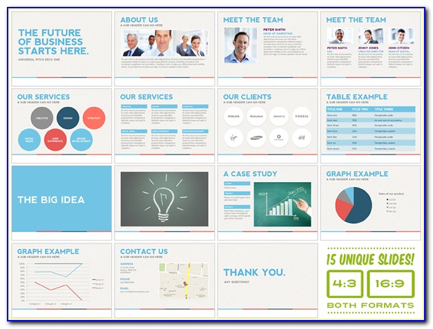 Pitch Deck Powerpoint Templates