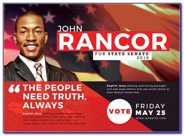 Political Campaign Flyer Examples