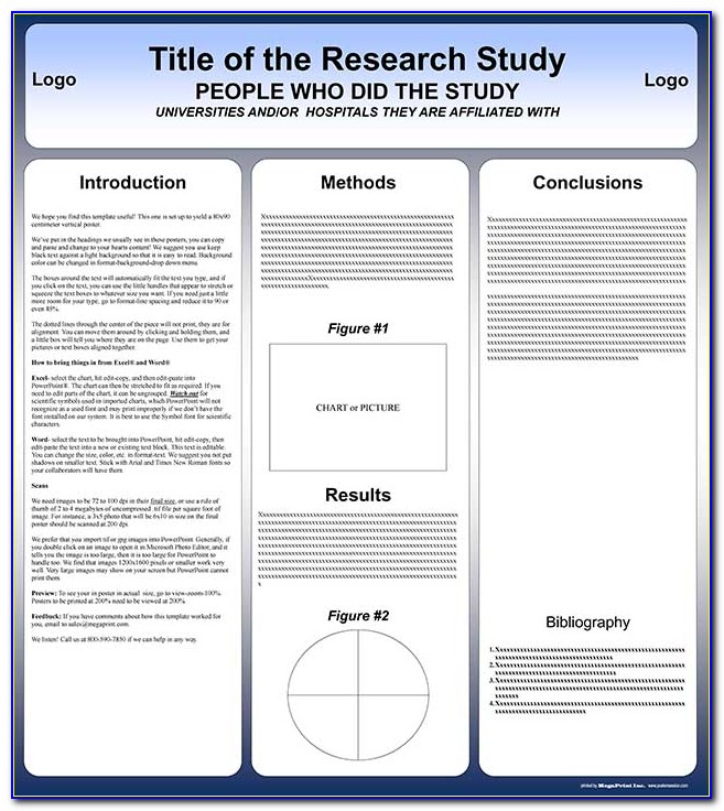 Poster Presentation Template Free Download 90 X 120