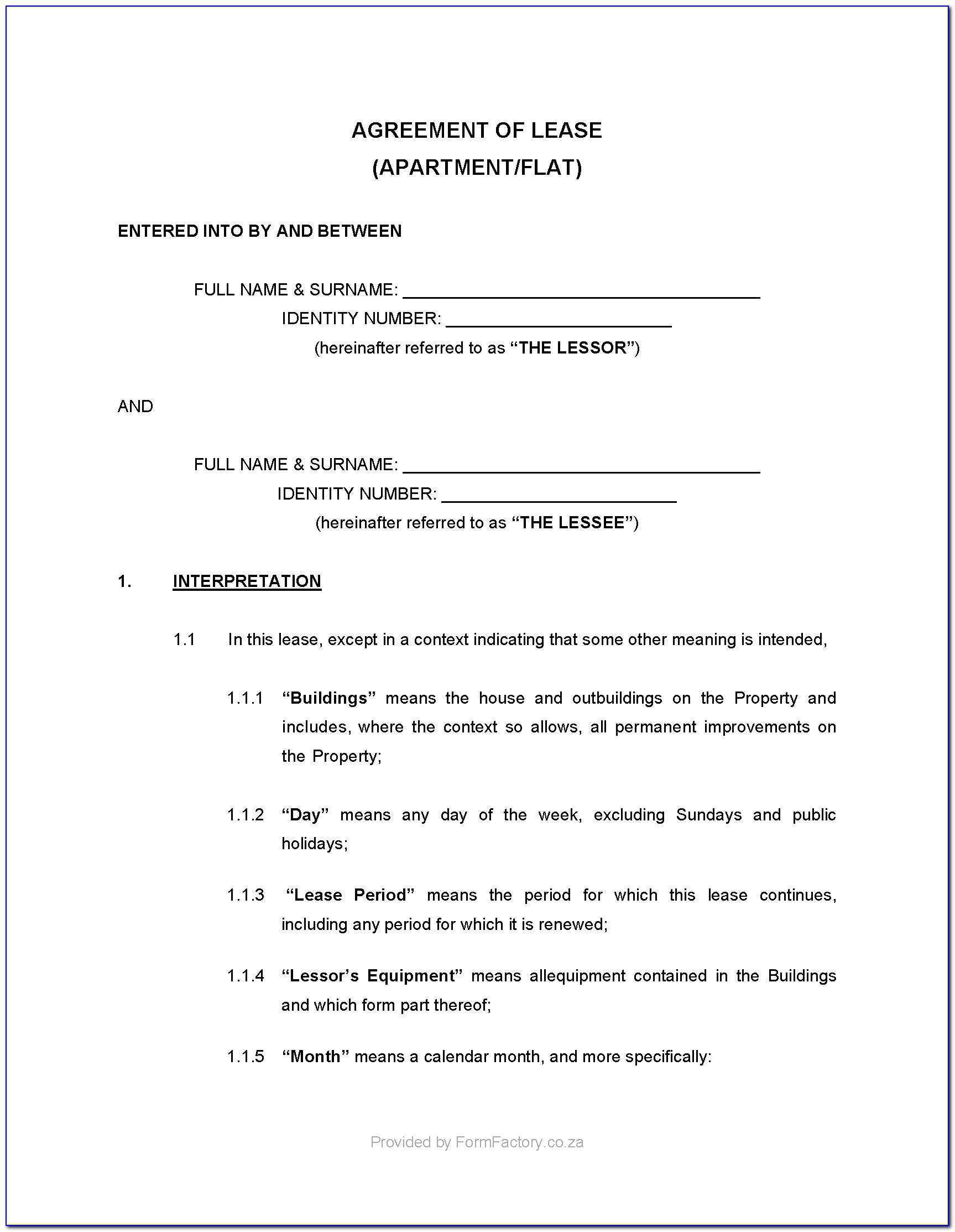 Power Of Attorney Template Doc