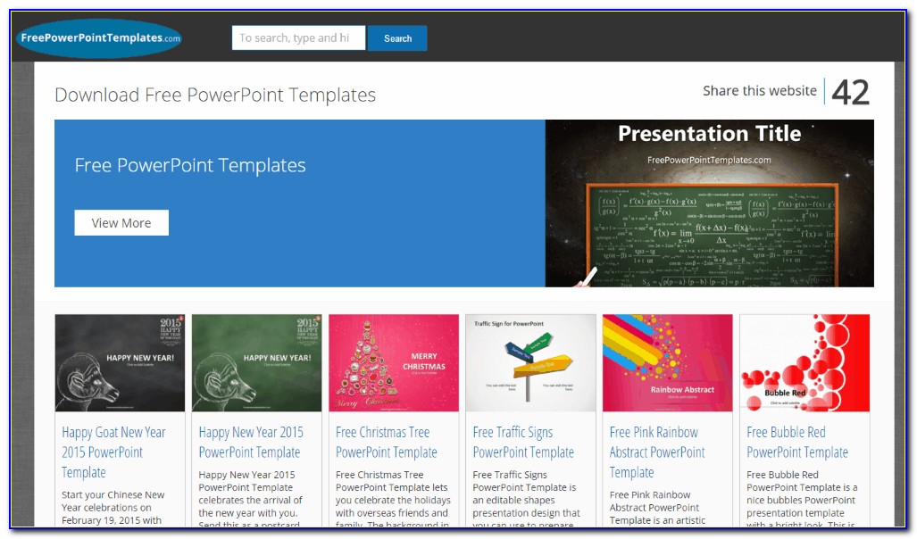 Powerpoint Presentation Templates Free Download 2015