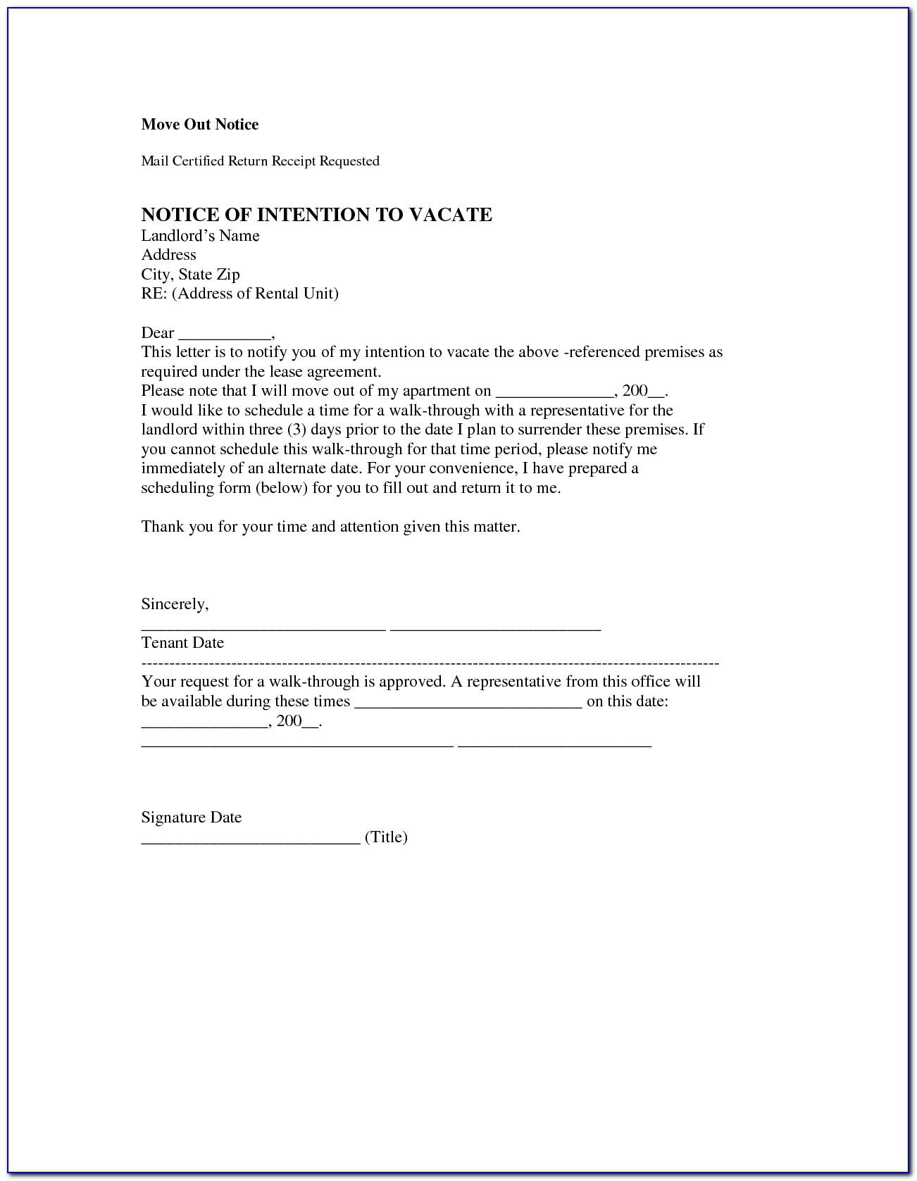 Company Moving Notice Letter Template