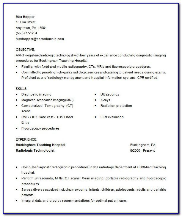 Medical Assistant Resume Template Free Download