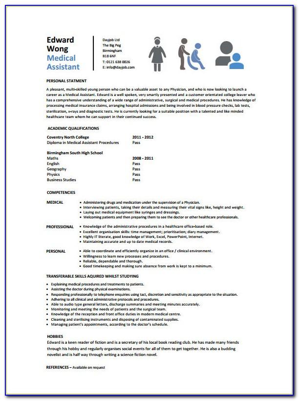 Medical Office Assistant Resume Template