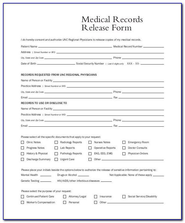 Medical Record Chart Review Form