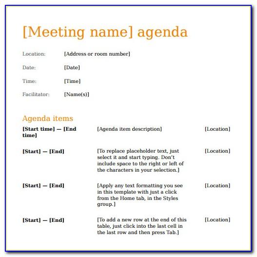 Meetings And Events Rfp Template