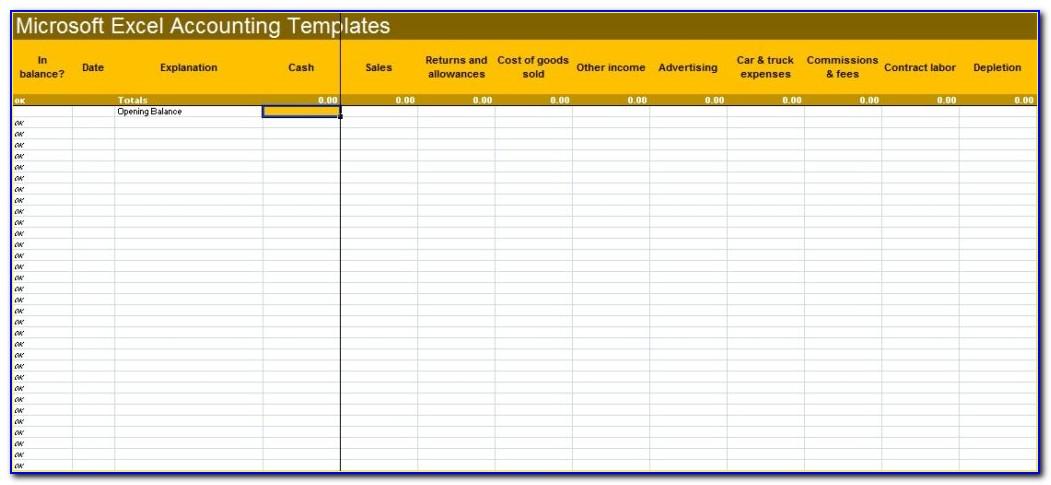 Microsoft Excel Spreadsheet Templates Small Business