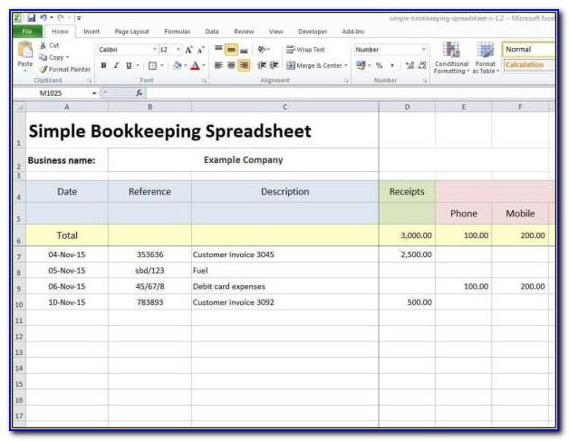 Microsoft Excel Templates For Accounting