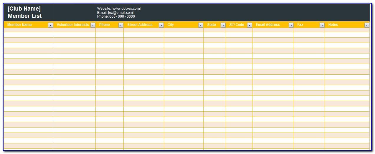 employees database excel templates