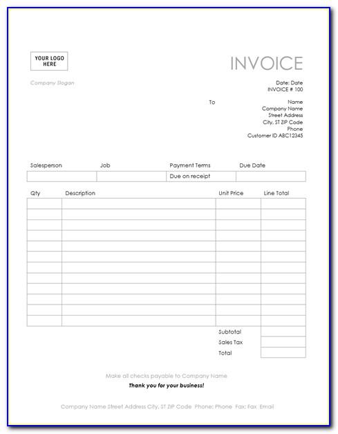 Microsoft Office Sales Contract Template