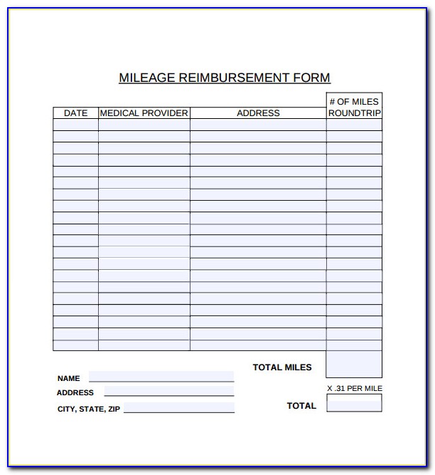 Mileage Sheet Template Excel