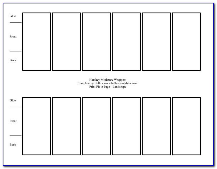 candy bar wrapper template for word