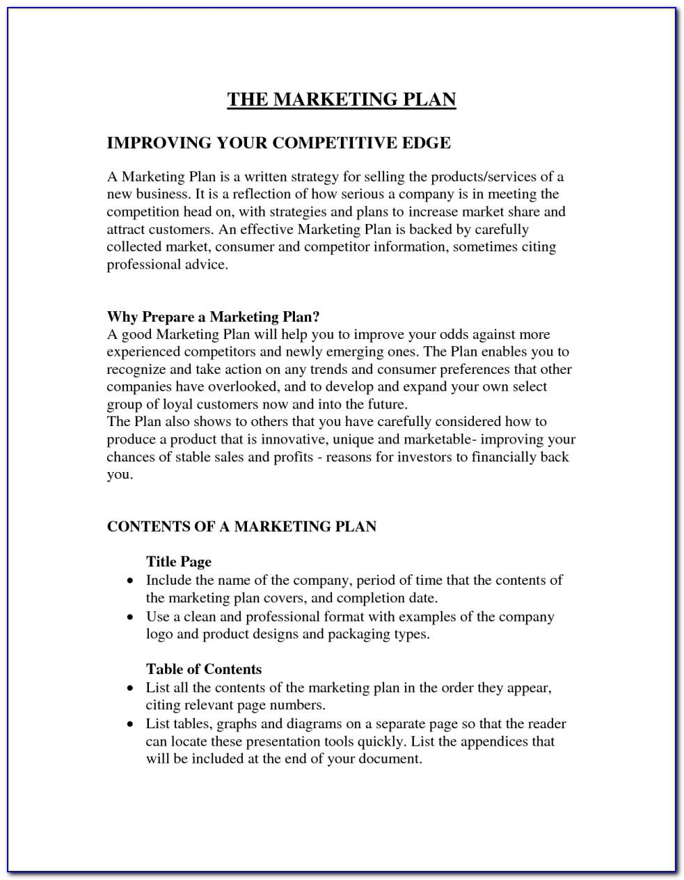 Mlm Business Plan Template