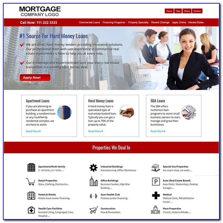 Mortgage Broker Web Template