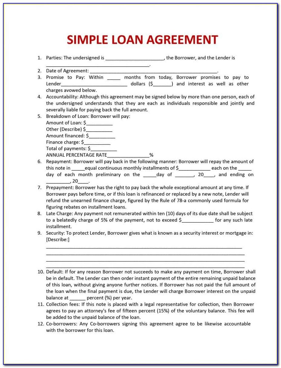 Mortgage Contract Template Uk