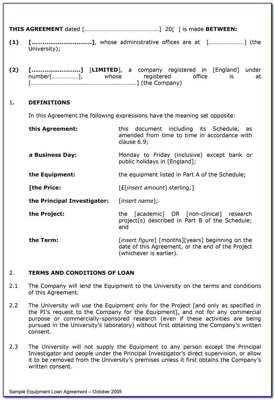 Mortgage Document Template Canada