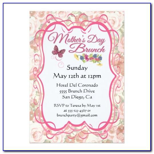 Mother's Day Brunch Flyer Template