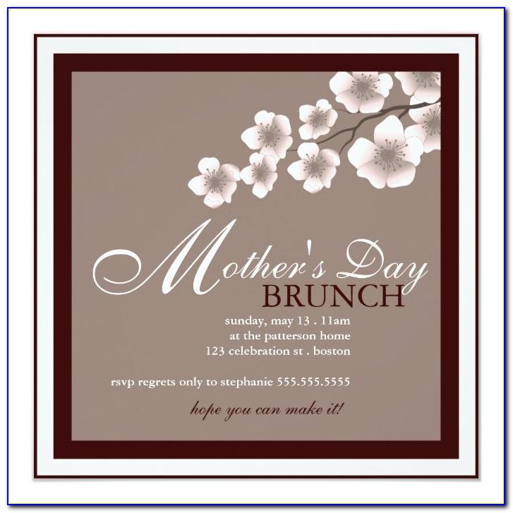 Mothers Day Brunch Flyer Template