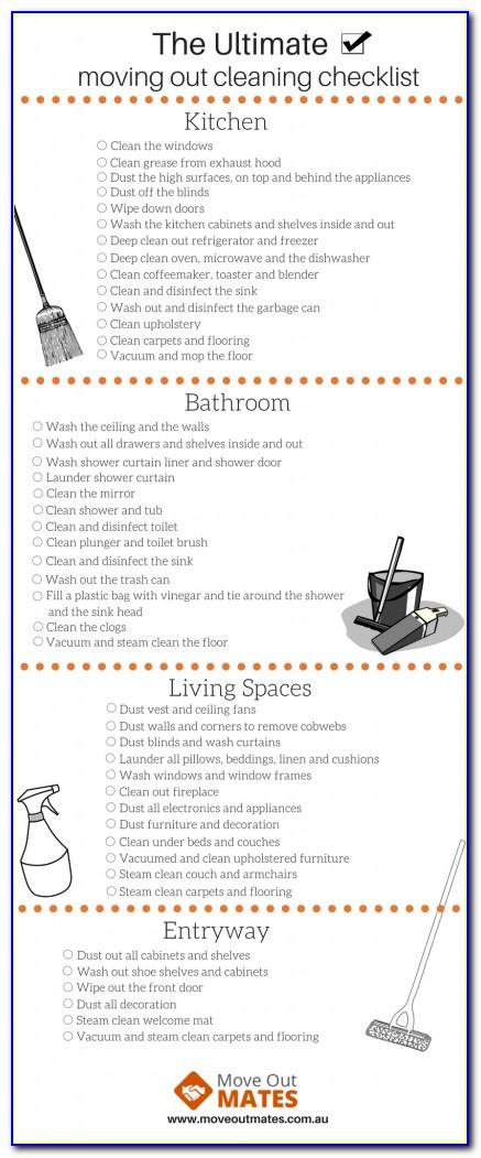 Move Out Checklist Template