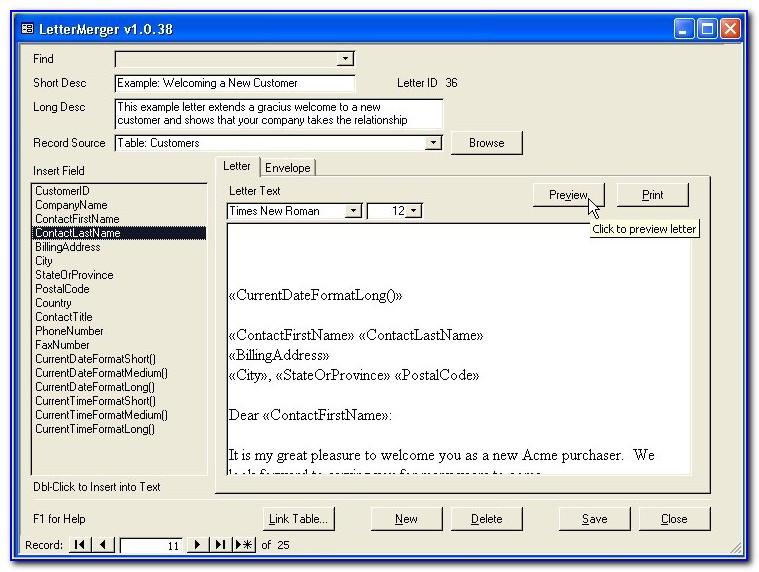 Ms Access 2003 Templates Free Download