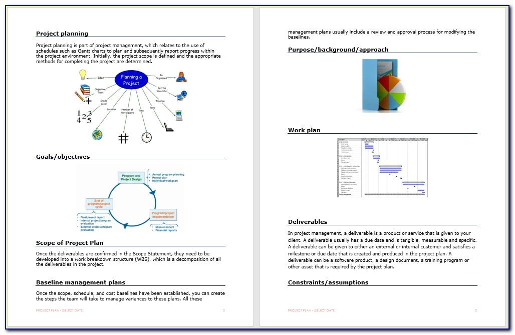 Ms Project Plan Sample Download