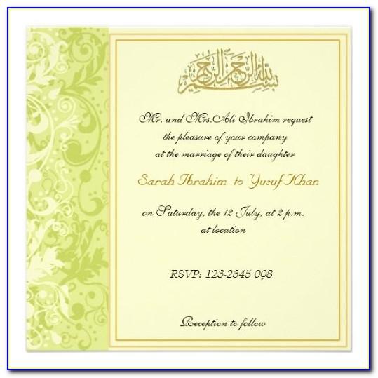 Muslim Wedding Invitation Video Template
