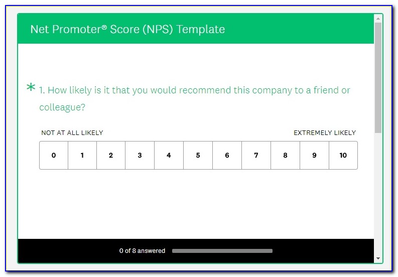 Net Promoter Score Survey Examples