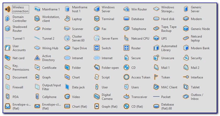 Network Visio Shapes Free