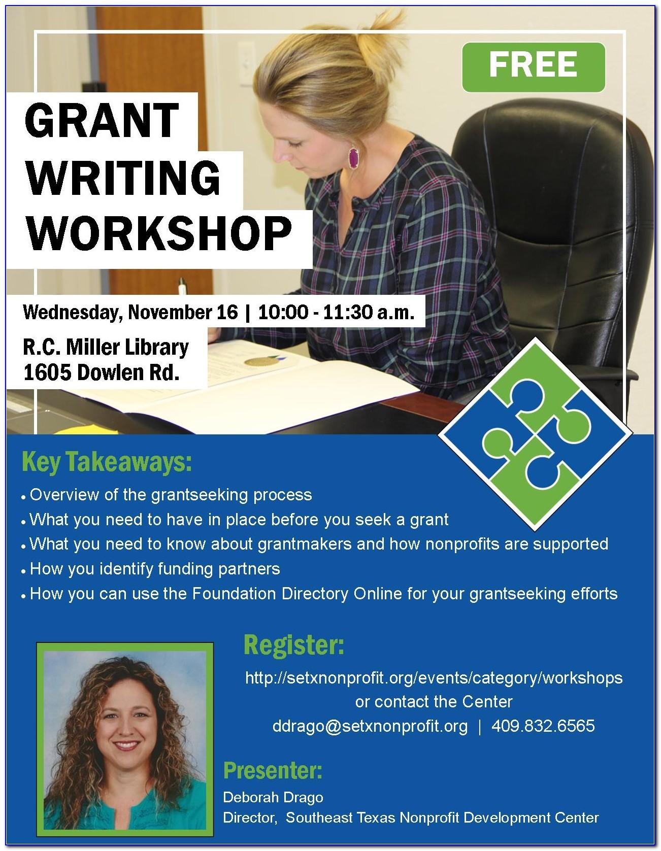 Nonprofit Grant Writing Classes
