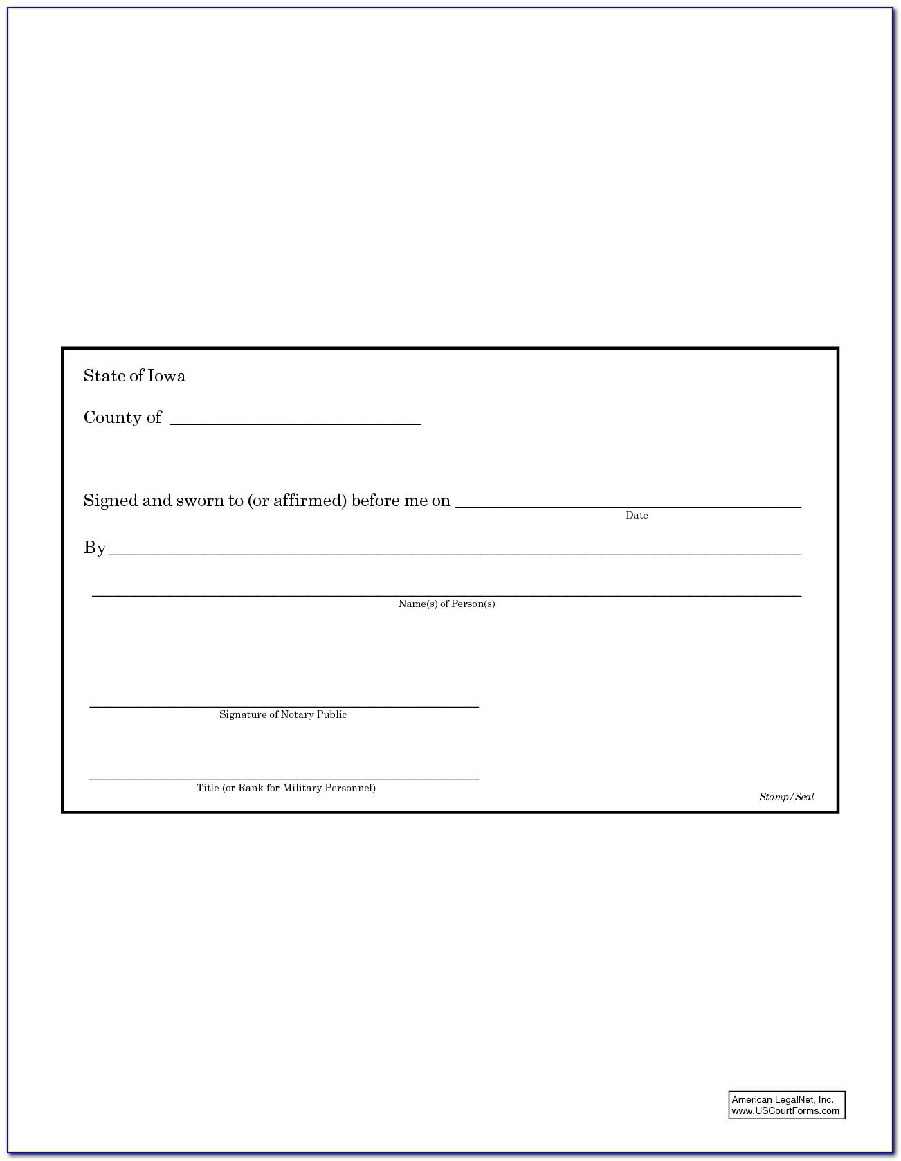 Notary Public Letter Format