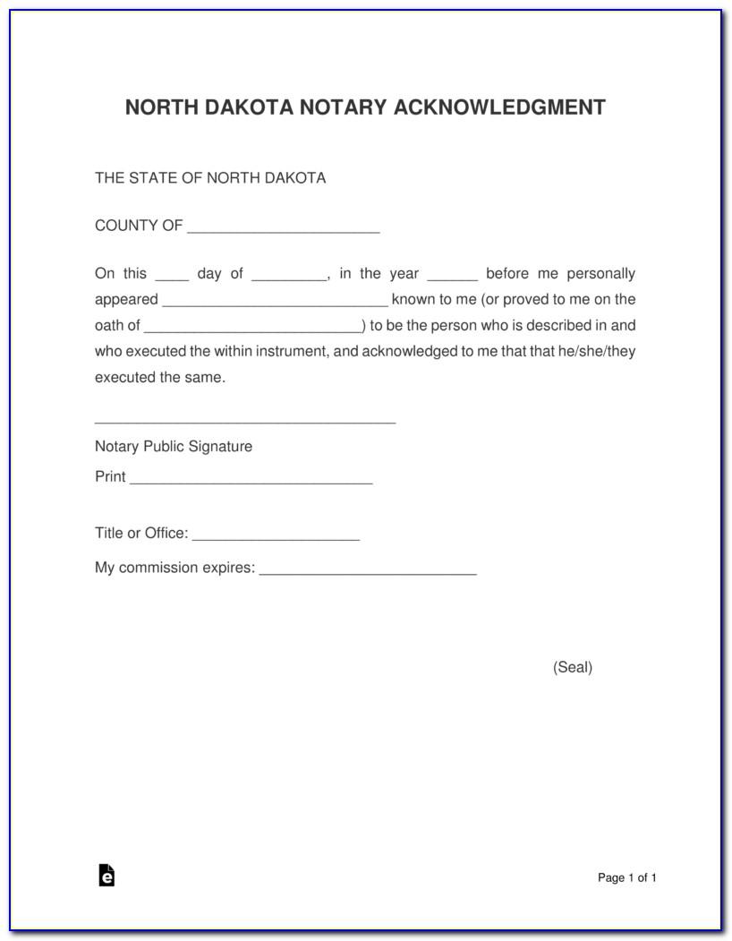 Notary Public Signature Block Florida