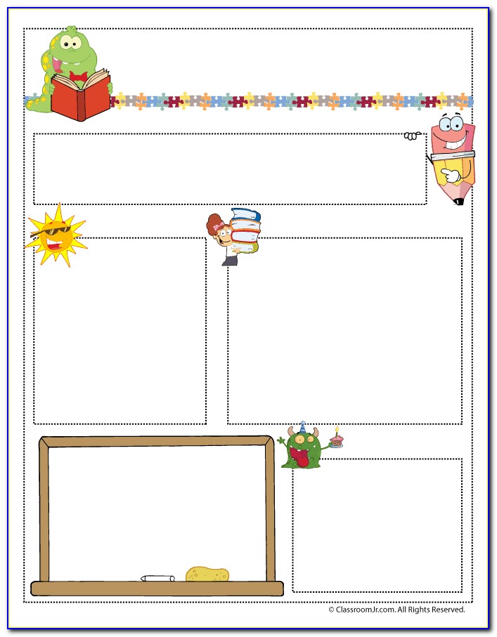 Printable Newsletter Templates For Preschool