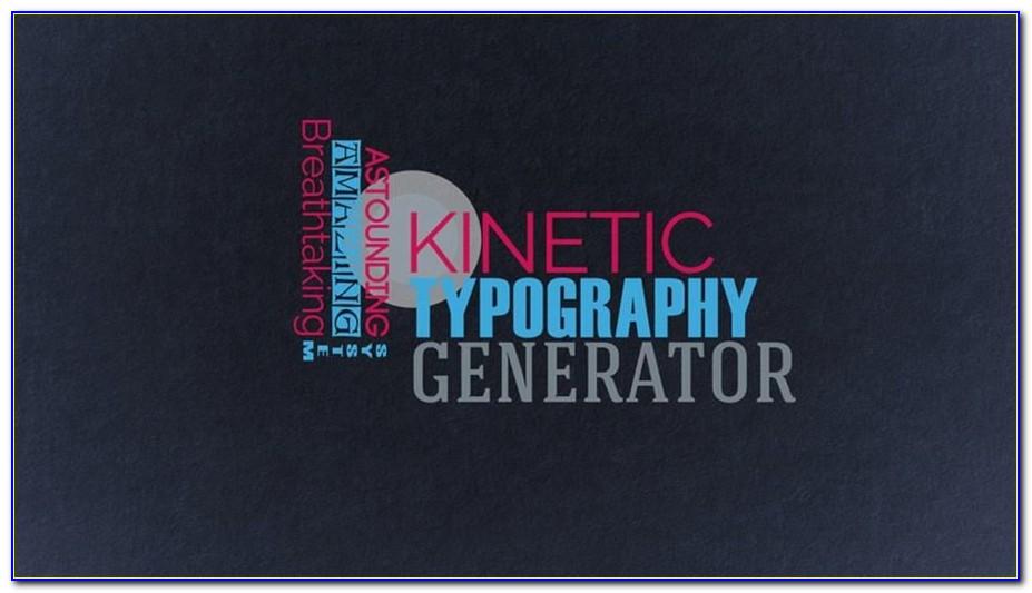 After Effects Template Free Kinetic Typography Pack Download
