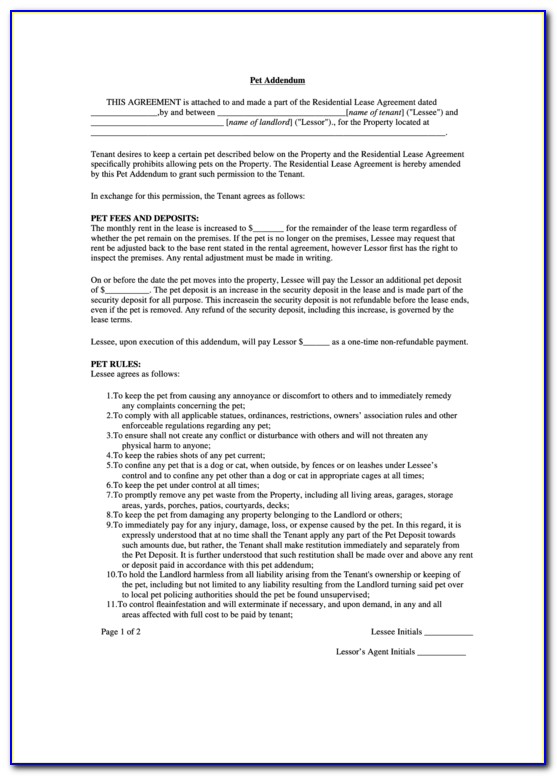 Commercial Lease Letter Of Intent Form