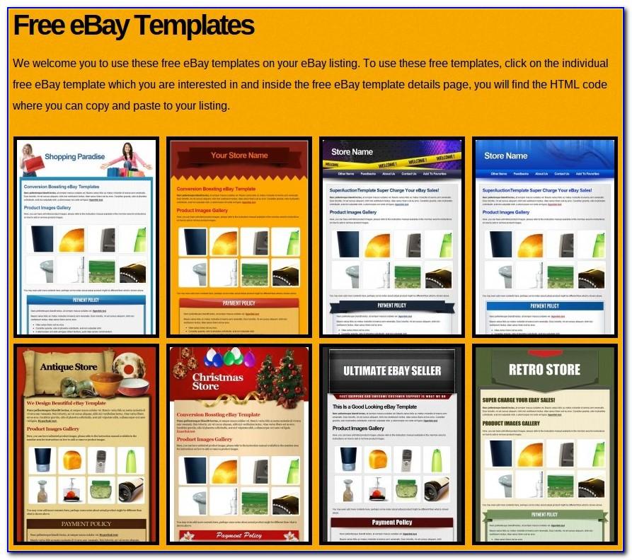 Ebay Listing Template Free Download