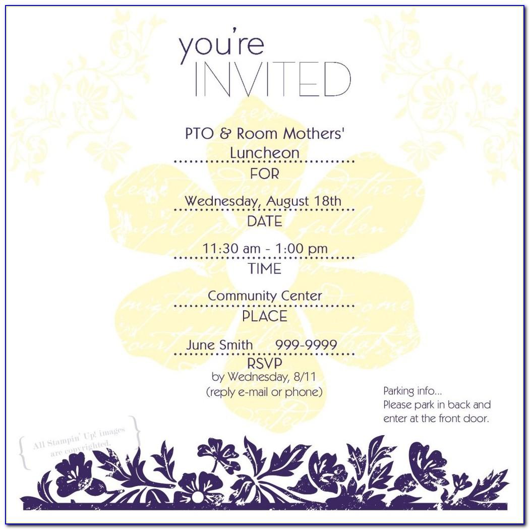 Farewell Lunch Invitation Email Template