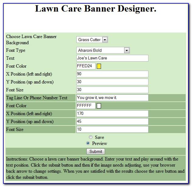 Free Lawn Care Contract Templates