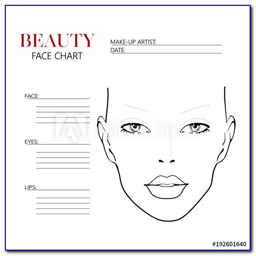 Free Makeup Face Chart Template