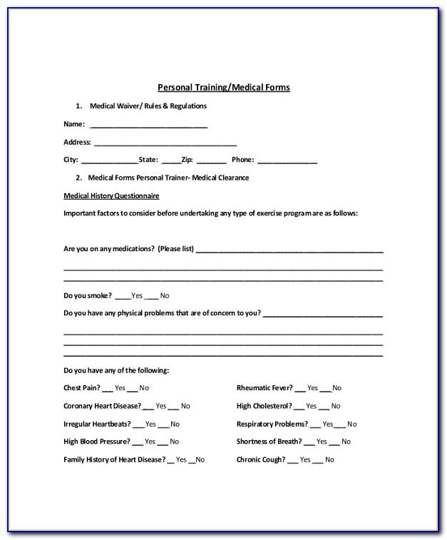 General Liability Waiver Template Free