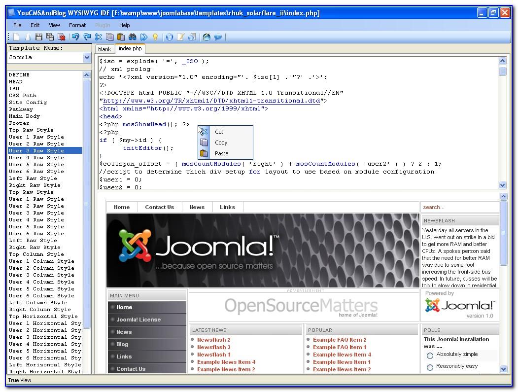 Joomla Template Editor Download