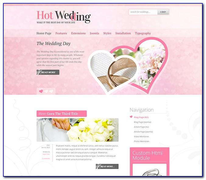 Joomla Wedding Template Free