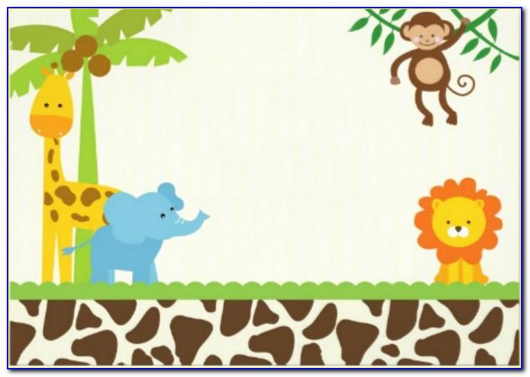 Jungle Safari Invitation Template Free