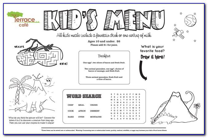 Kids Chore Chart Template